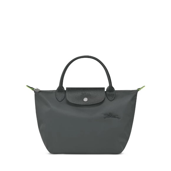 Longchamp Le Pliage Green S Handbag Graphite - Recycled Canvas New - Picture 1 of 11